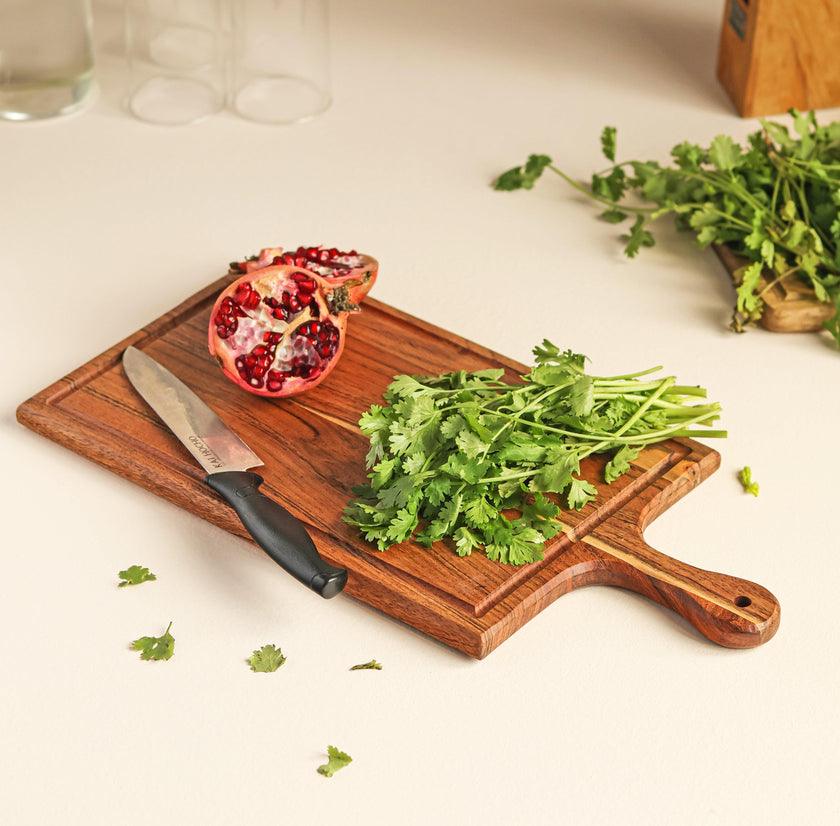 Acacia Wood Cutting Board cum Platter – IKIRU