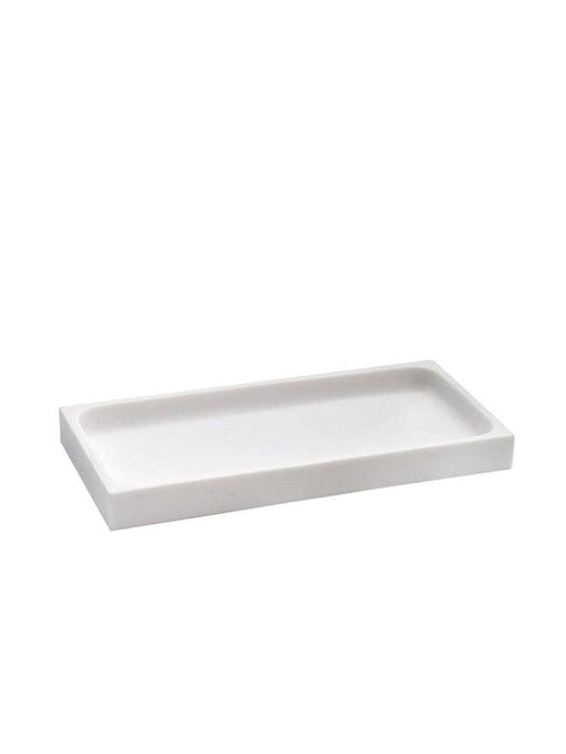 Buy Bathroom Accessories - Multipurpose Bathroom Accessories Organiser Rectangular Tray White Color by Shresmo on IKIRU online store