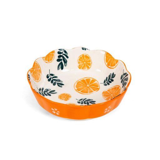 Buy Bowl - Aveline Printed Floral Edge Bowl by Home4U on IKIRU online store