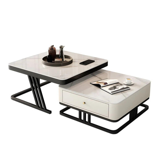 Buy Center Table - The Coffee Companions With Drawer by Handicrafts Town on IKIRU online store