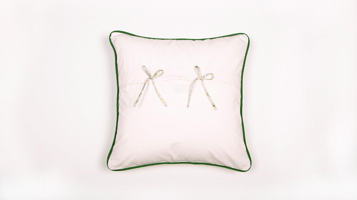Buy Cushion cover - Flora 100% Cotton Cushion Covers Set Of 2 For Furnishing & Home Decor by Rayden on IKIRU online store