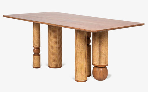 Buy Dining Table Selective Edition - Andaman Baratang Rectangle 6 Seater Dining Table by Orange Tree on IKIRU online store