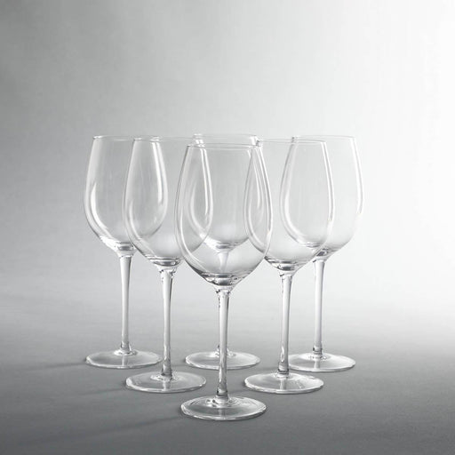 Buy Glasses & jug - Lucy Long Stem Wine Serving Transparent Glass For Home & Party | Gifting Set Of 6 by Home4U on IKIRU online store