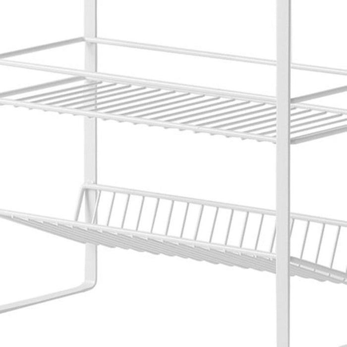 Buy Kitchen Utilities - White Carbon Steel 3 Layer Standing Storage Rack Holder Stand For Home & Kitchen by Arhat Organizers on IKIRU online store