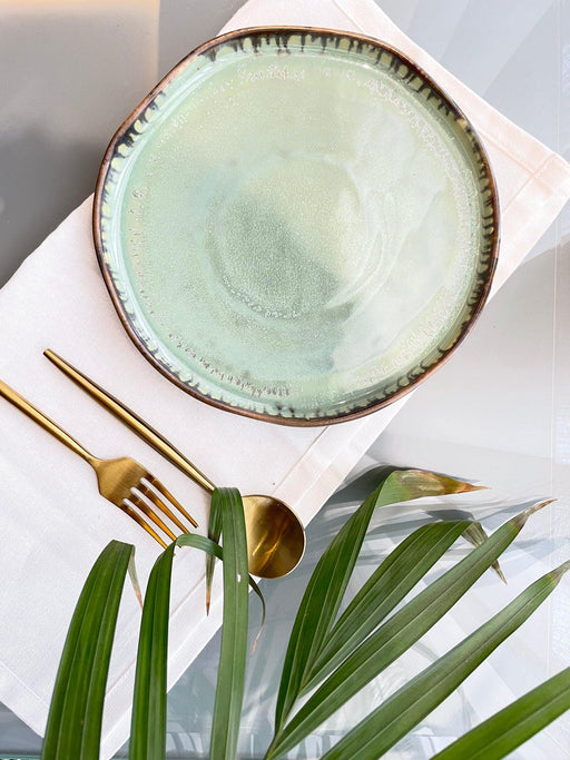Buy Plates - Dessert Flat Plates For Kitchen Decor | Ceramic Plates for Dinner by Ceramic Kitchen on IKIRU online store