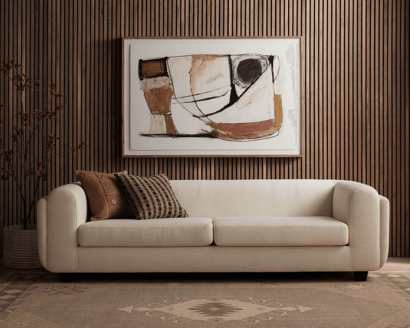 Leonard Fabric Sofa IKIRU