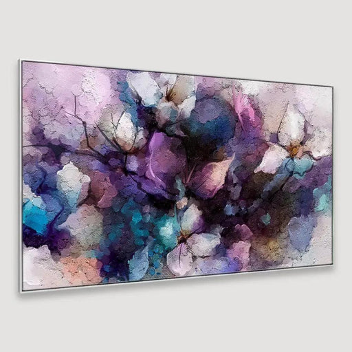 Buy Wall Art - Purple Ethereal Floral Wall Painting by Handicrafts Town on IKIRU online store