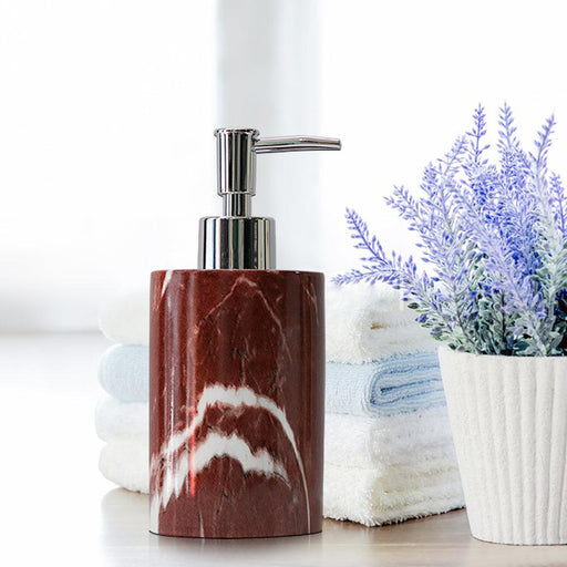 Buy Bathroom Accessories - Beautiful Liquid Soap Dispenser For Bathroom Maroon by Shresmo on IKIRU online store