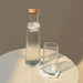 Buy Bottles - Transparent Glass Water Bottle with Cork | Carafe with Lid For Kitchen & Serveware by Muun Home on IKIRU online store