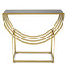 Buy Console Table - Unique Console Table Black Marble and Gold Finish | Side Table For Decor by Home4U on IKIRU online store