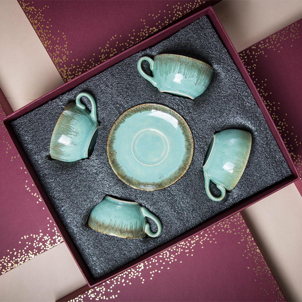 http://ikiru.in/cdn/shop/products/buy-cups-and-mugs-pastel-green-tea-and-coffee-cup-saucer-gift-box-set-of-4-by-the-table-fable-on-ikiru-online-store-1.jpg?v=1693562595