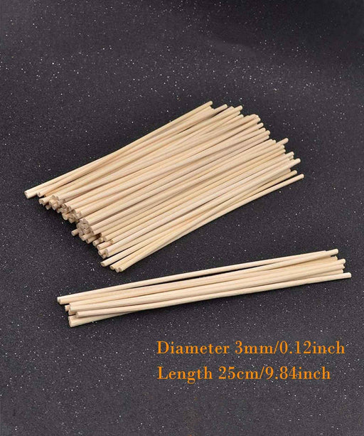 Buy Dried Flowers & Fragrance - Rattan Reed Sticks For Aroma Oil Diffuser Contains 100 Pcs , 8 Inch Natural Color by Purezento on IKIRU online store