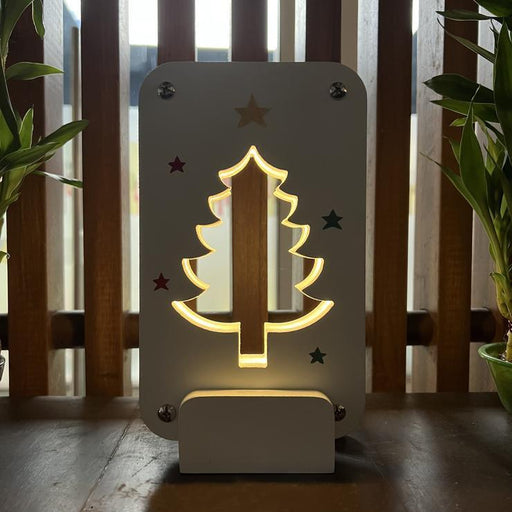 Buy Table lamp - Stylish Handmade LED Tree Design Lampshade | Decorative Light For Party Decor by Restory on IKIRU online store