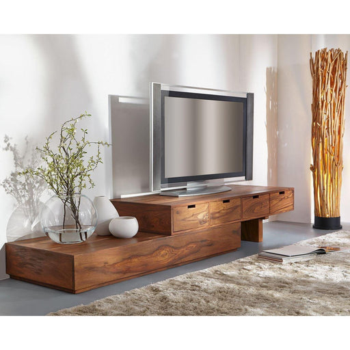 Buy TV Unit - Zozo Wooden Tv Cabinet For Living Room | Tv Storage Unit by The home dekor on IKIRU online store