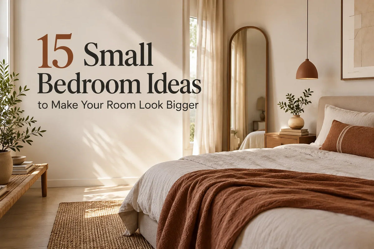 Small bedroom ideas to look bigger