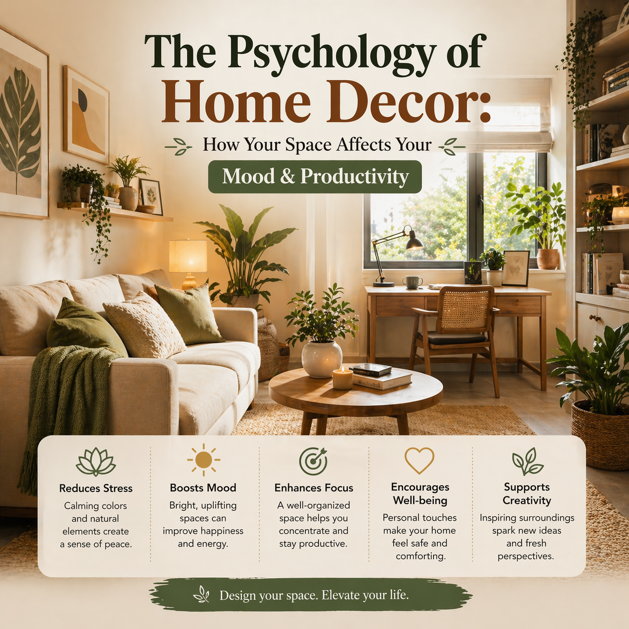 The Psychology of Home Decor: How Your Space Affects Your Mood &amp; Productivity