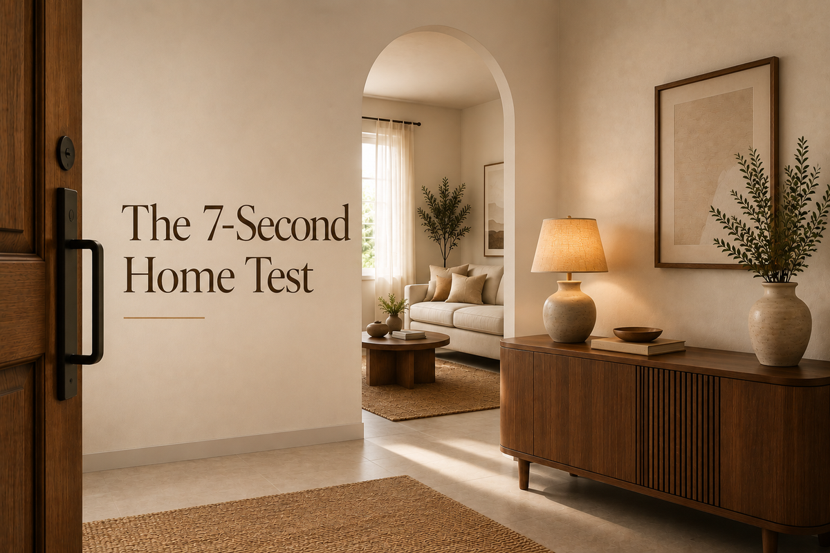 The 7-Second Home Test: What Guests Notice First When They Enter Your House