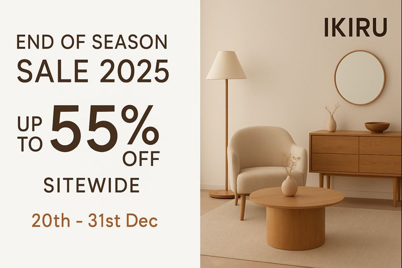 End of Season Sale 2025 Upto 55% Off: Refresh Your Home with IKIRU’s Biggest Year-End Offers