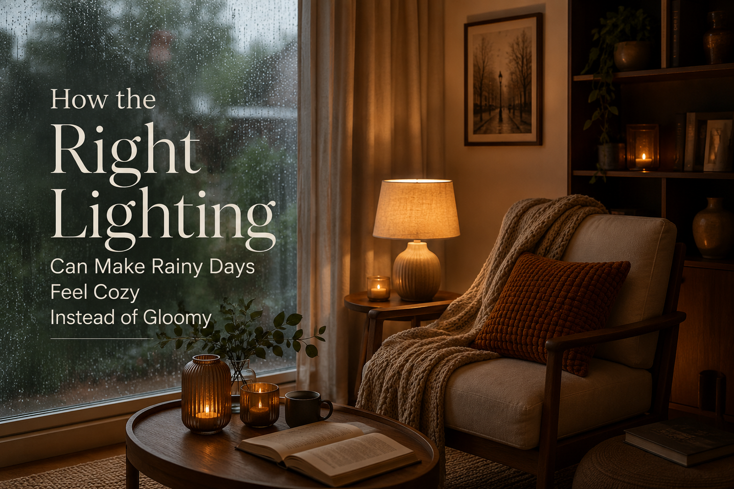 How the Right Lighting Can Make Rainy Days Feel Cozy Instead of Gloomy