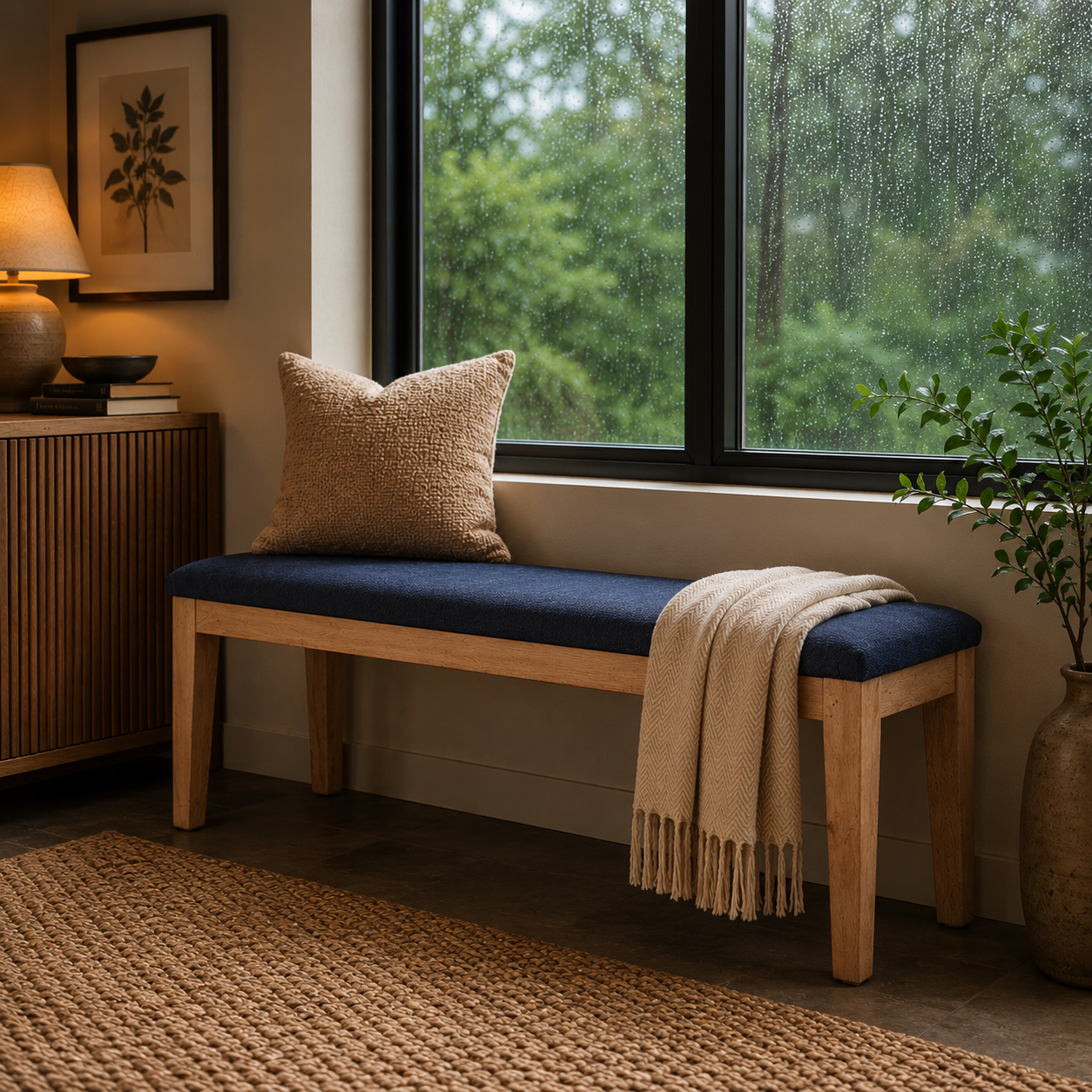 The Right Bench for Every Room — and Why Monsoon Is a Good Time to Add One