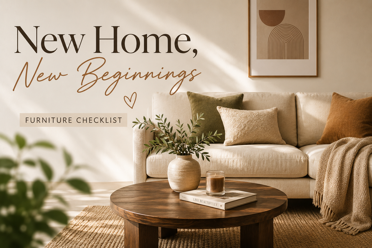 New Home Furniture and Decor Checklist