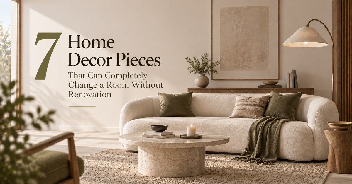 7 Home Decor Pieces That Transform a Room Without Renovation