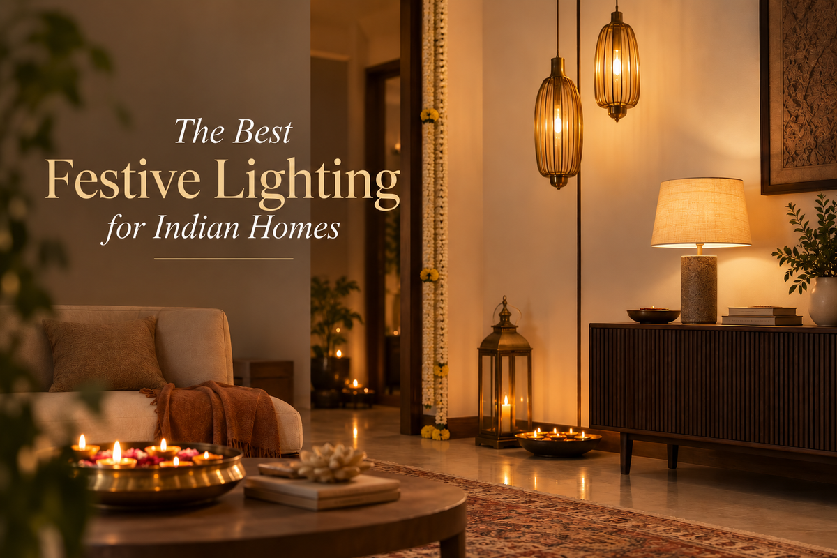 Best Festive Lighting for Indian Homes | Diyas, Lamps & More