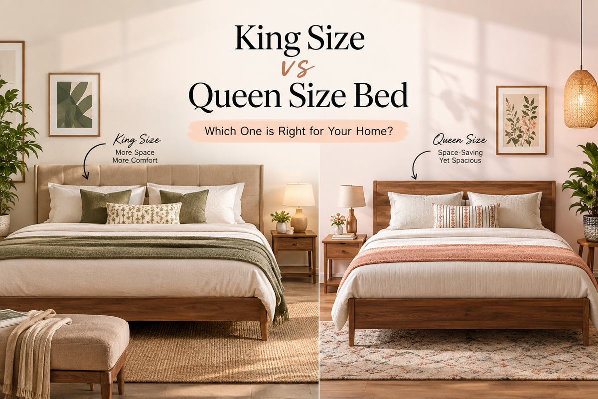 King Size vs Queen Size Bed