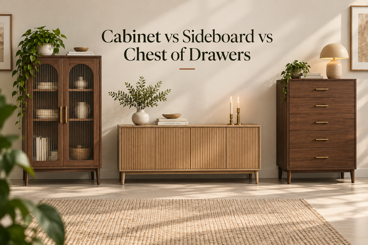 Cabinet vs Sideboard vs Chest of Drawers: Which One Is Right for Your Home?