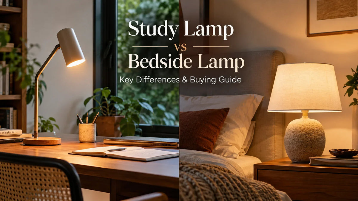 Study Lamp vs Bedside Lamp Buying Guide