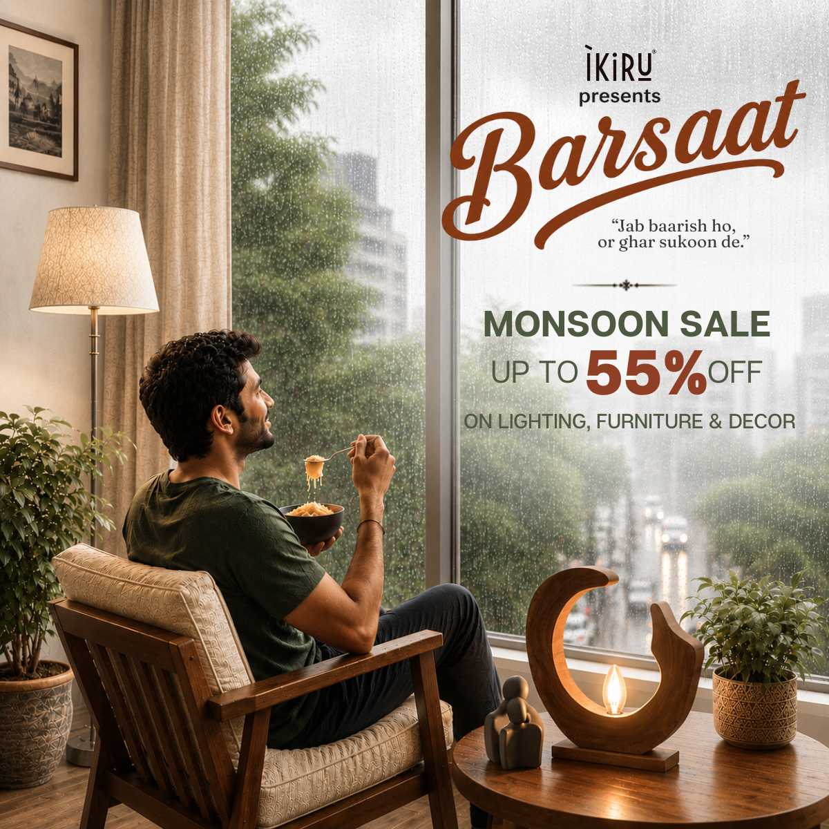 Monsoon Sale 2026 – Rainy Day Comfort Starts with IKIRU