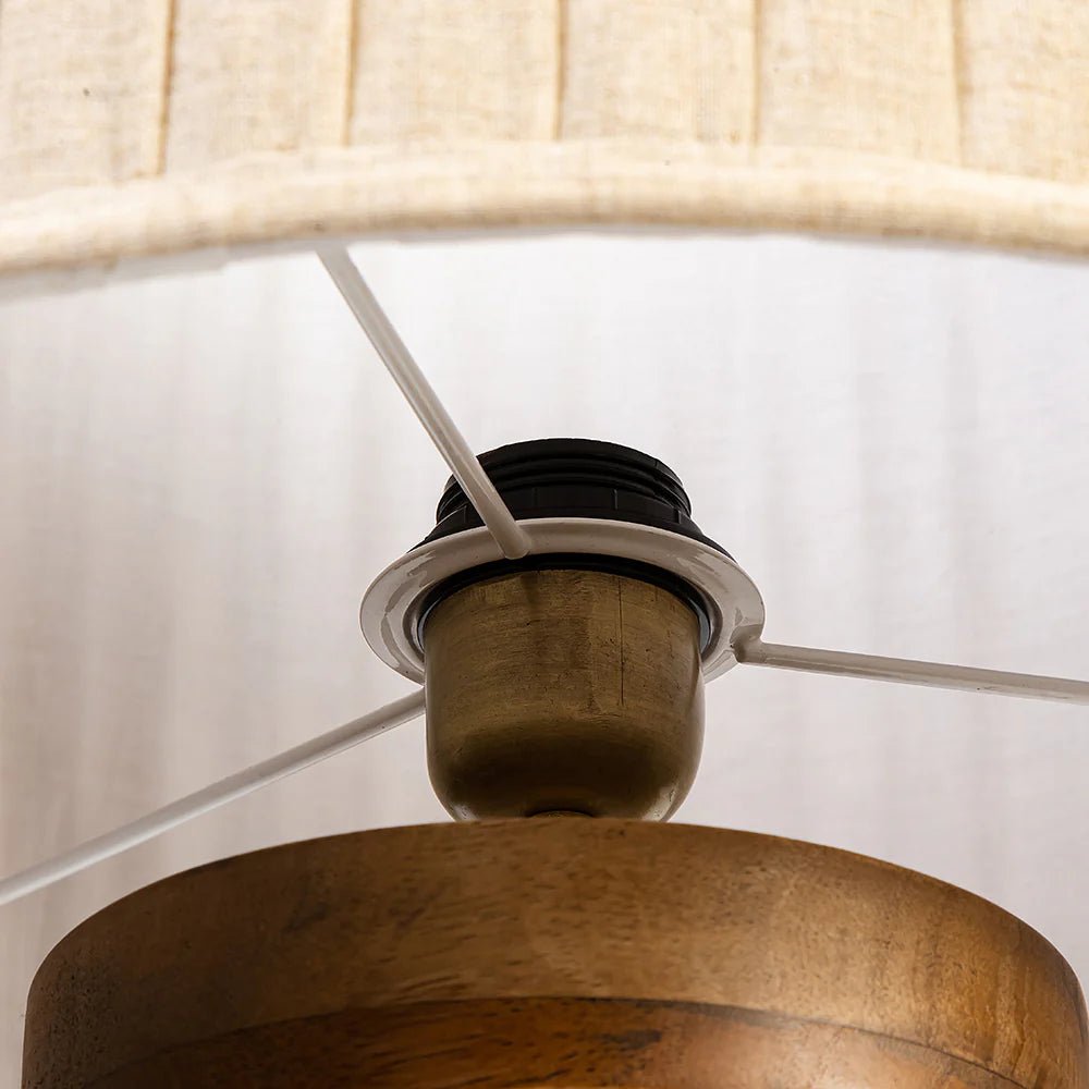 Aarav Wooden Floor Lamp