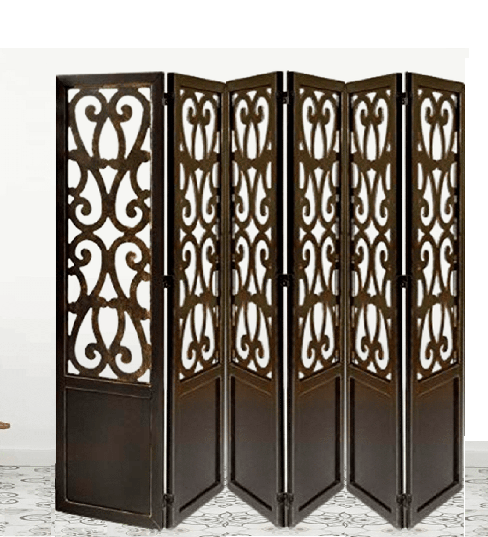 Intricately Designed Mango Wood & MDF Jali Partition