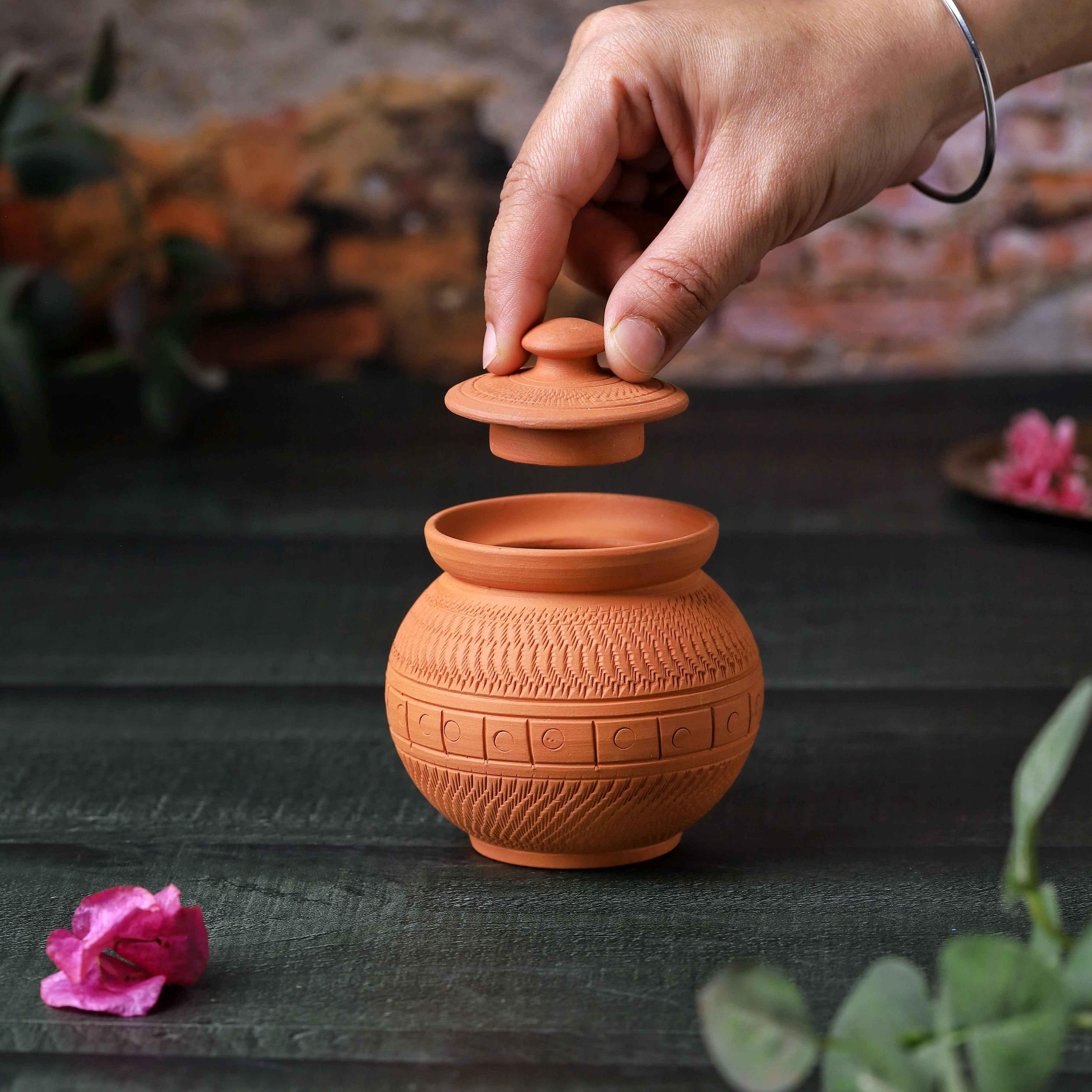 Terracotta Maharaja Sugar Pot