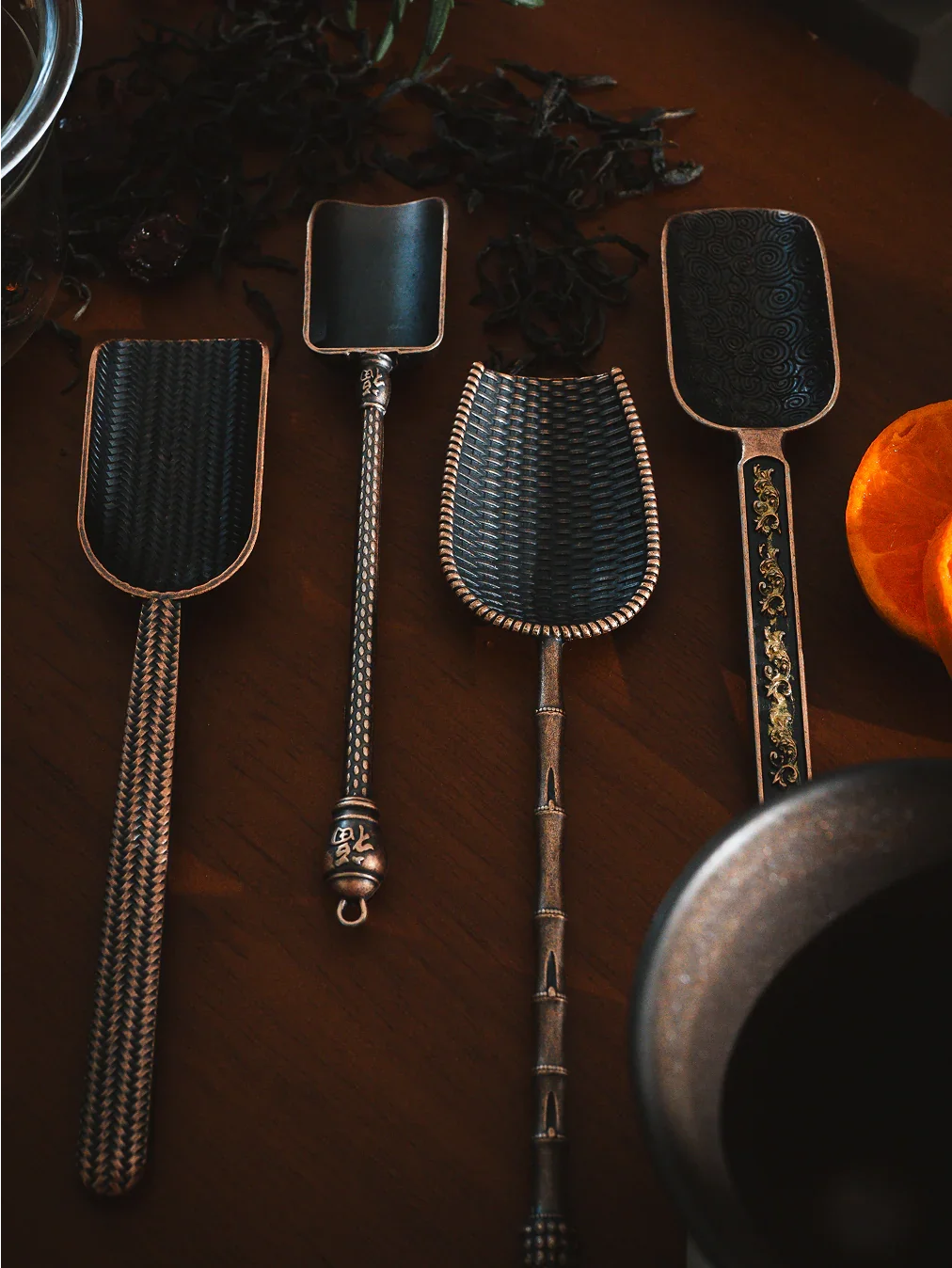 Vintage Spoons Set of 4 | Premium Rust-Free Measuring Spoons for Tea, Coffee & Kitchen Use