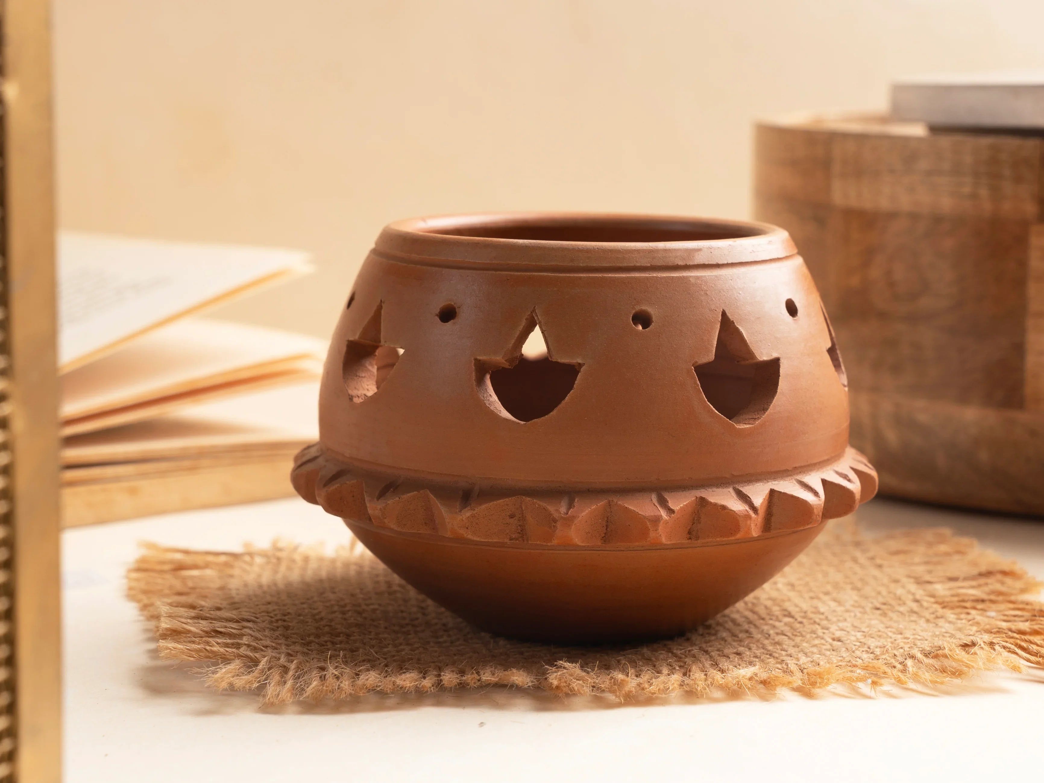 Handcrafted Terracotta Diya
