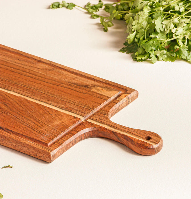 Acacia Wood Cutting Board cum Platter