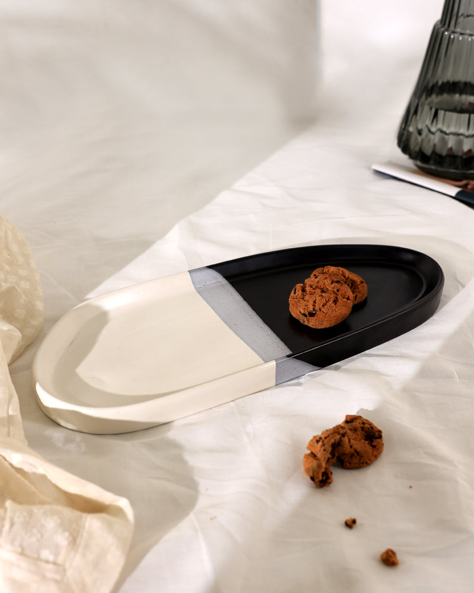 Yin Yang Sculptural Platter