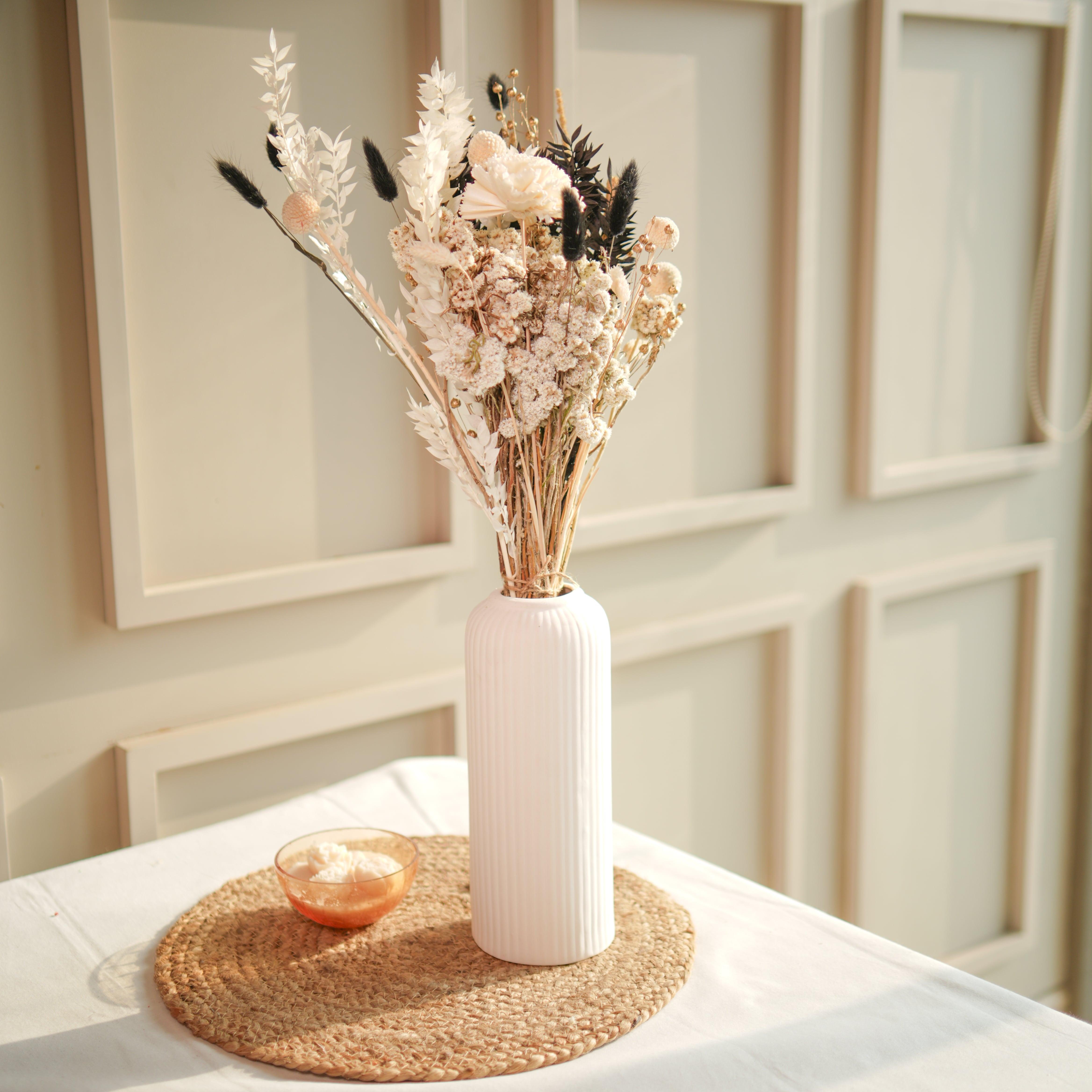 Wednesday Bunch Naturally Dried Flower | Dried Flower Bouquet for Vase & Home Decor