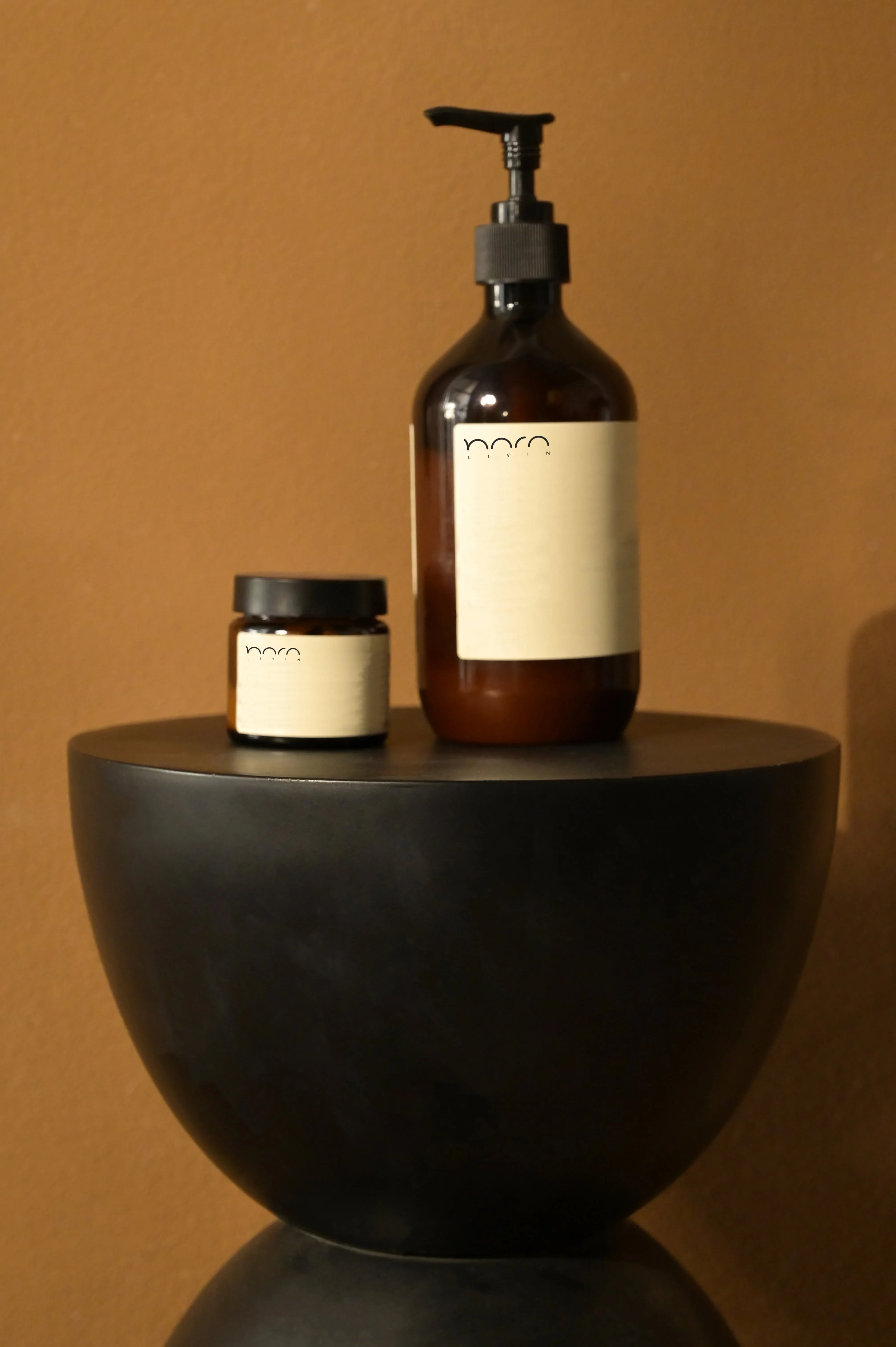 Black Unique Side Table | Modern Minimalist Iron Accent Table | End Table