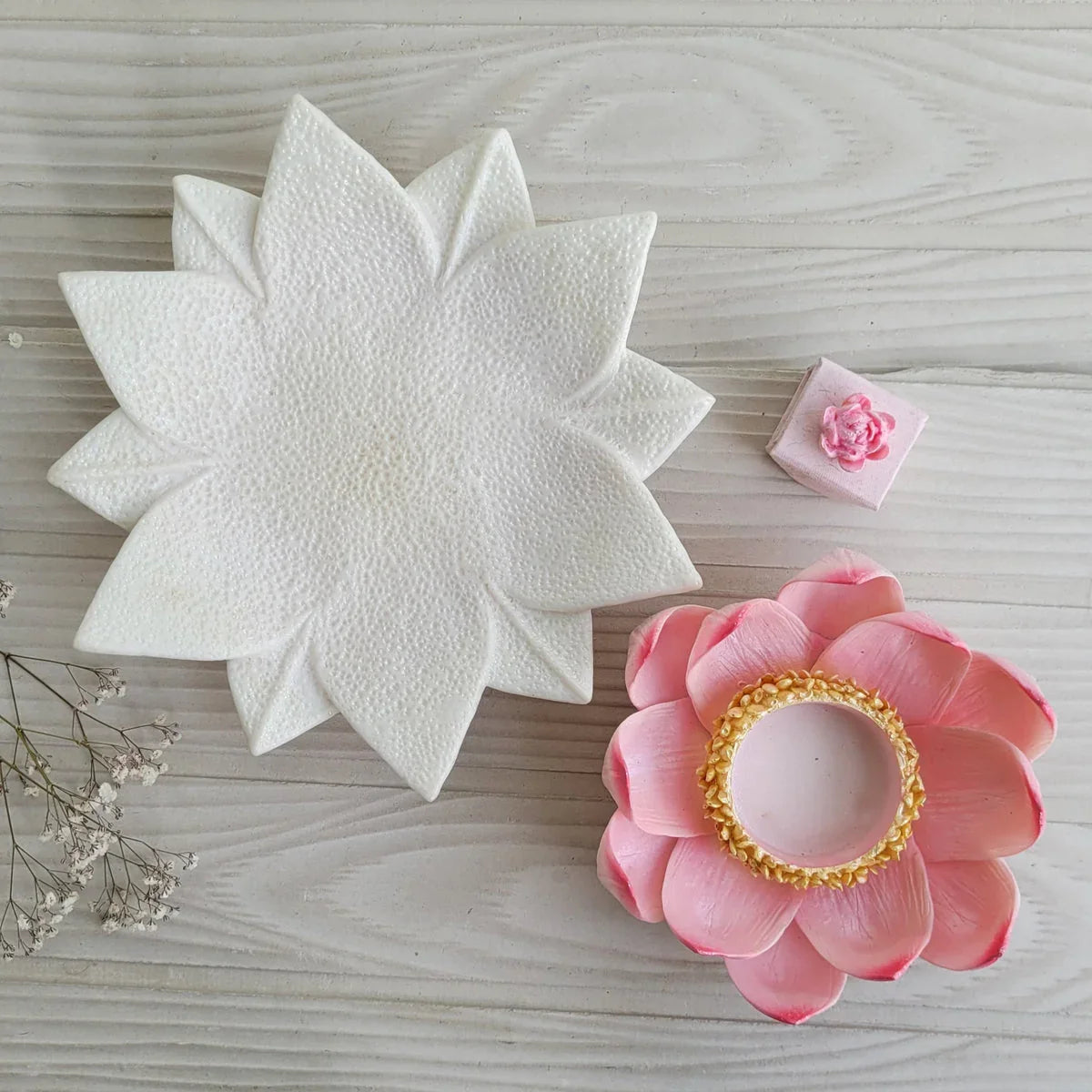 Blooming Lotus Candle Holder