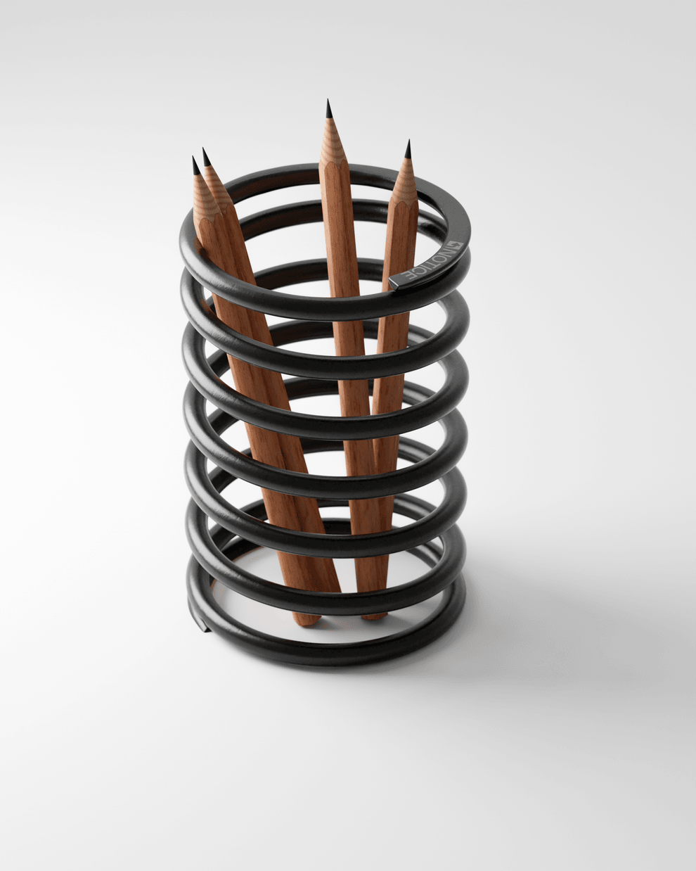 Unique Spring Pen Stand for Office | Unique Stainless Steel Pen Organiser | Pen Holder