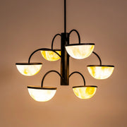 Crater Chandelier | Mild Steel and Resin