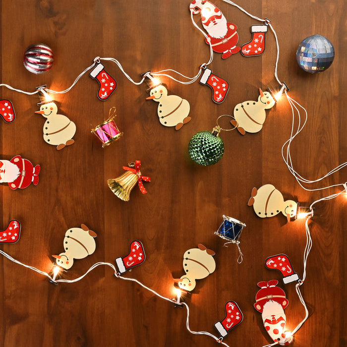 Snowman - Santa Light Bunting