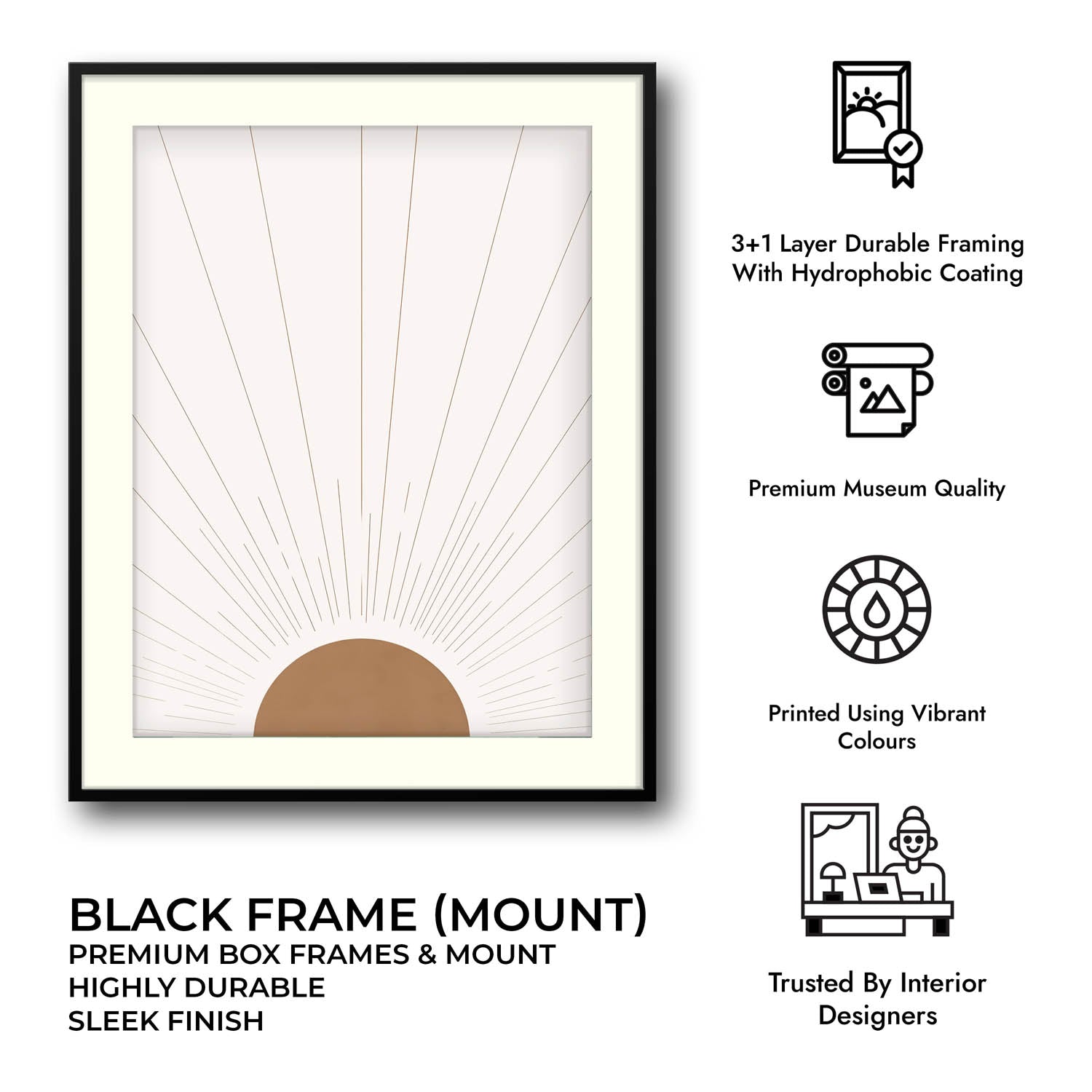 Radiant Dawn Wall Painting