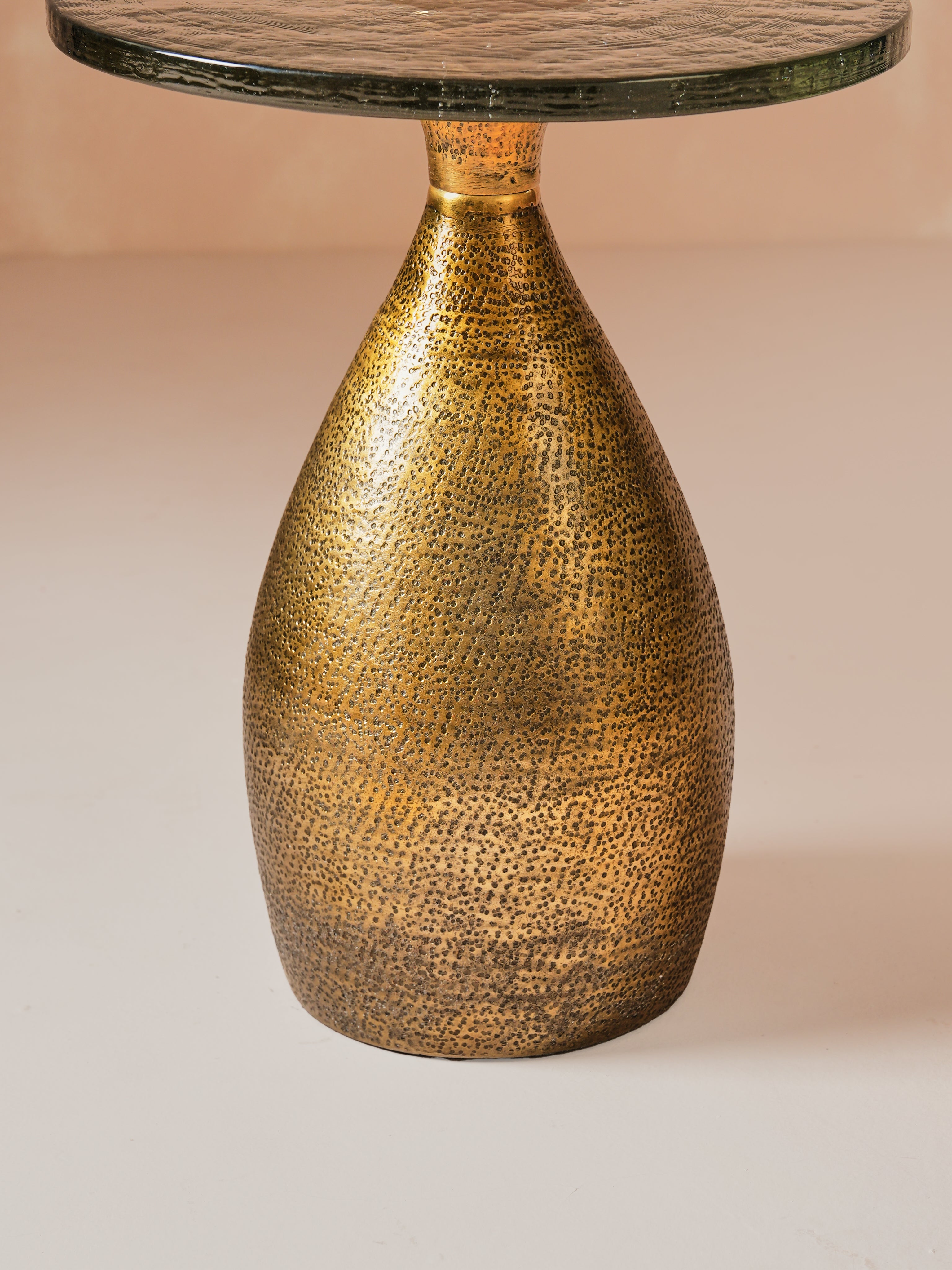 Alba Gold Hammered Table