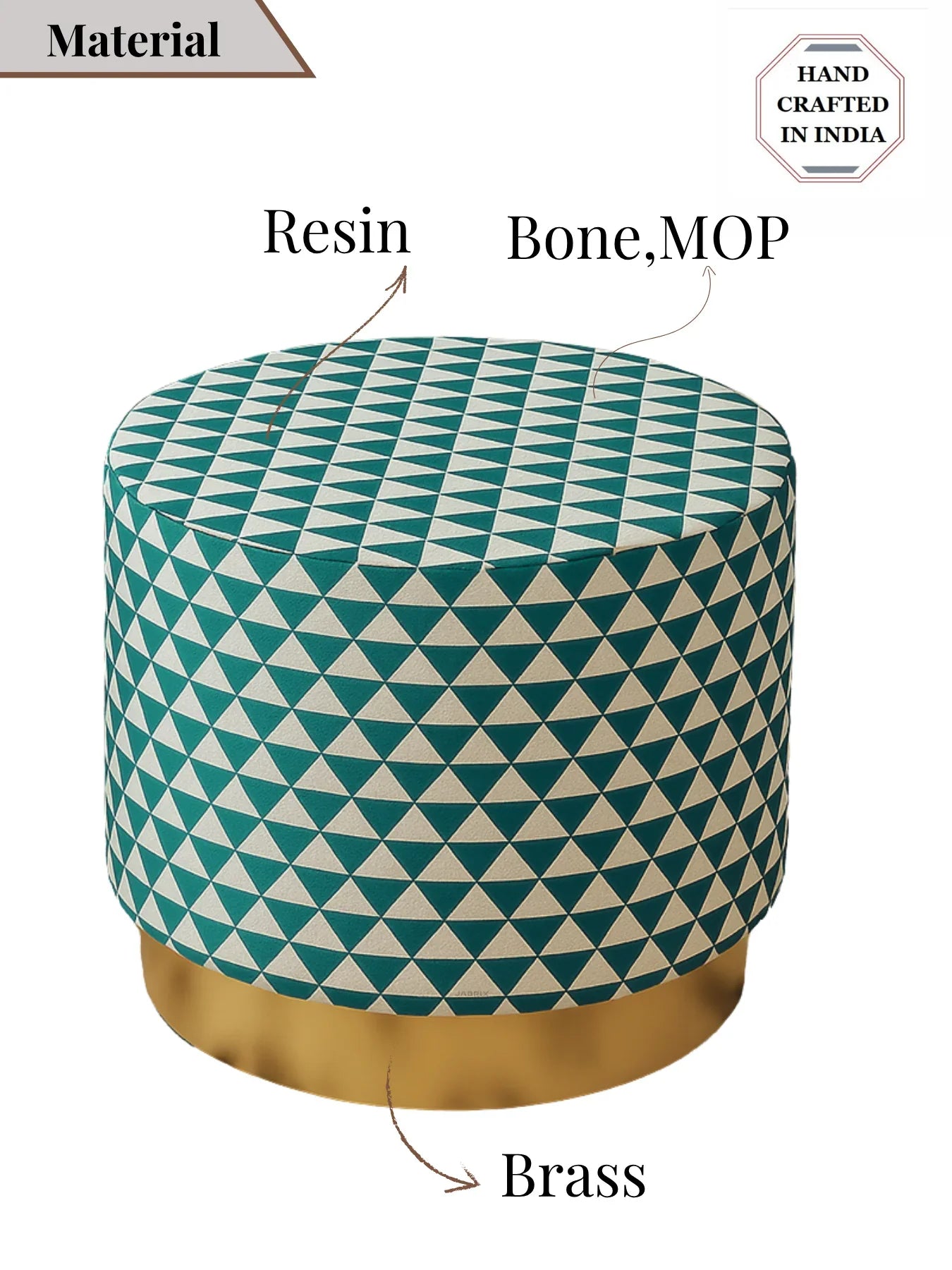 Inlay Round Side Table