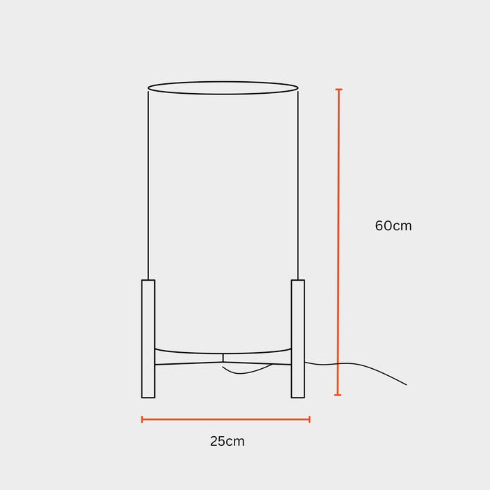 Four Finger Table Lamp