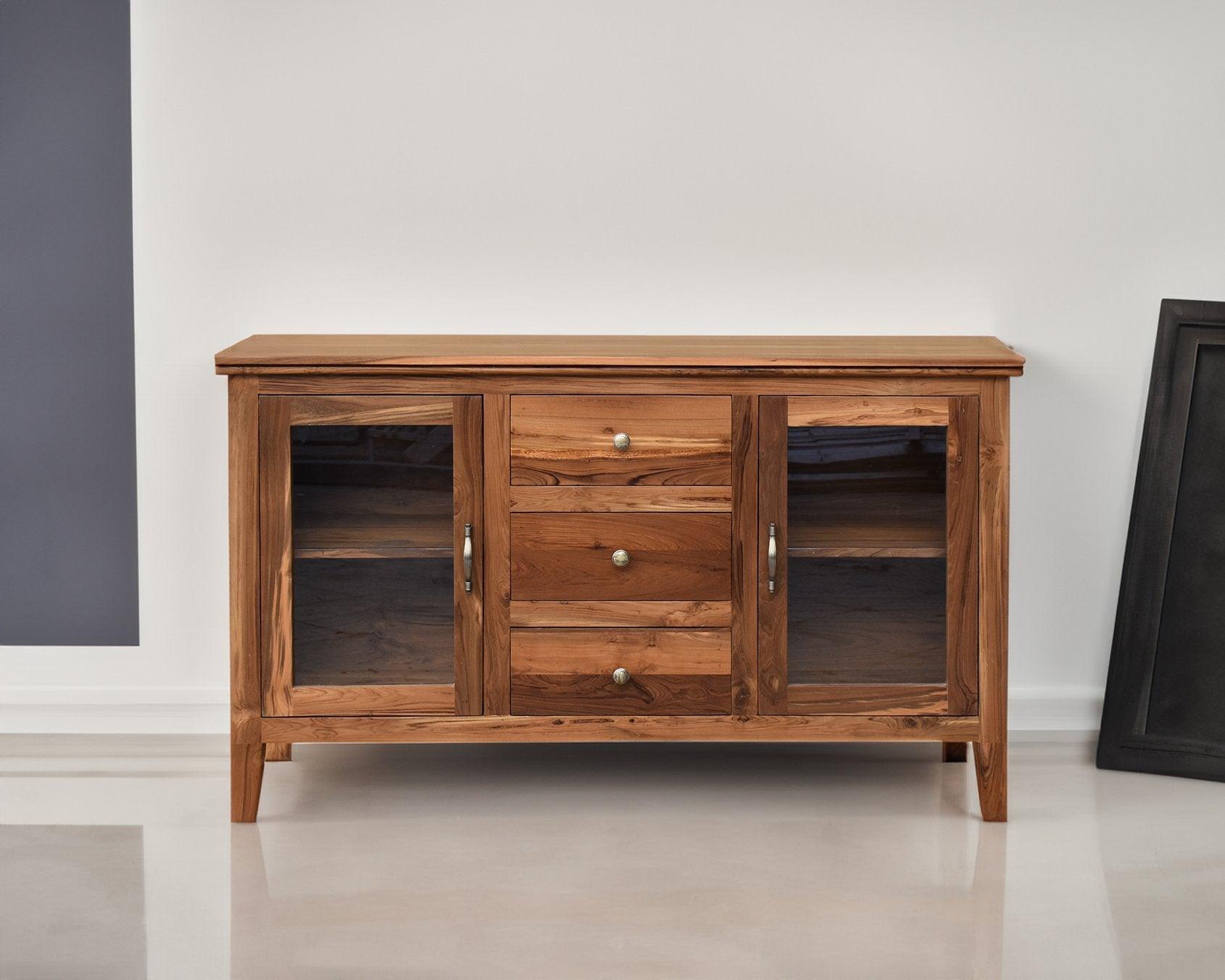 Signature Teak Wood Kitchen Cabinet