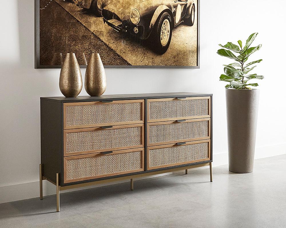 Rattan Chest Of Drawer